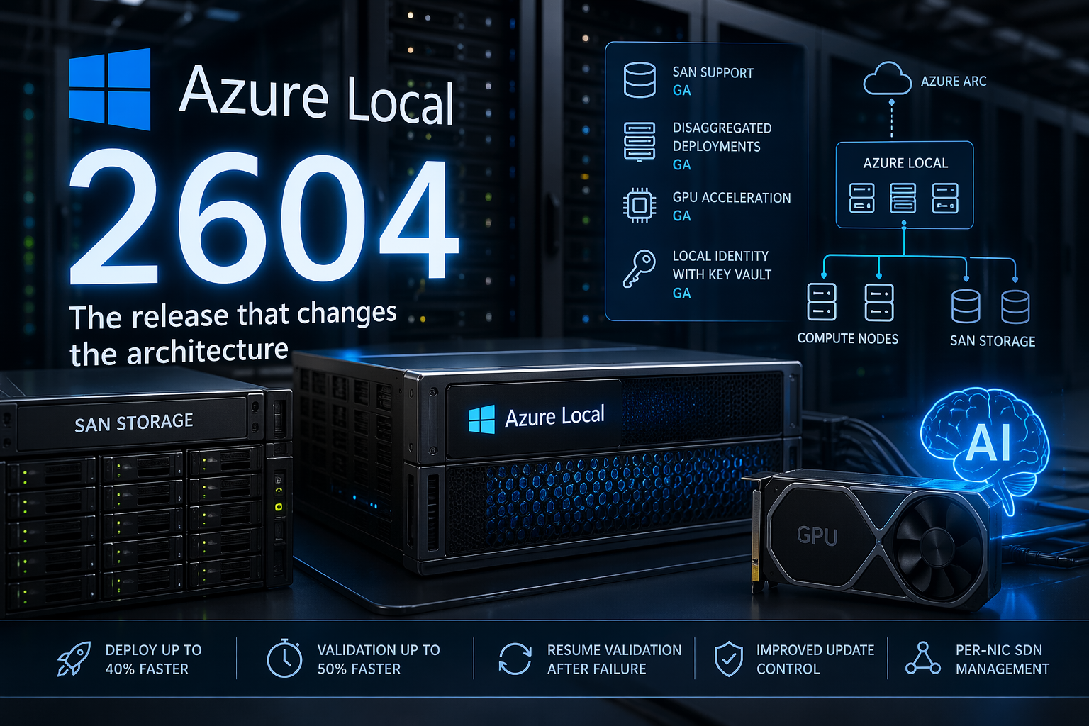Azure Local 2604: la release che cambia davvero l’architettura