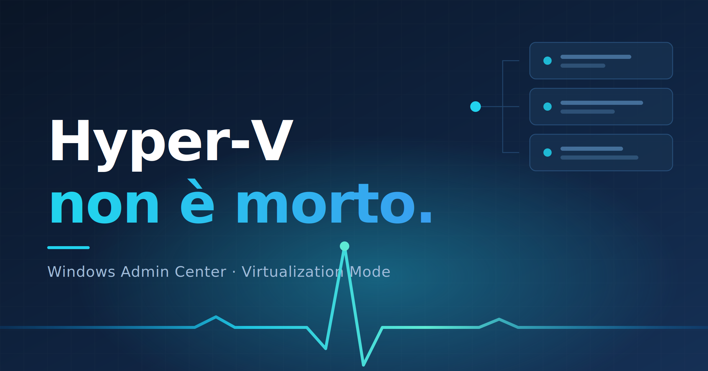 Windows Admin Center Virtualization Mode: la console che mancava a Hyper